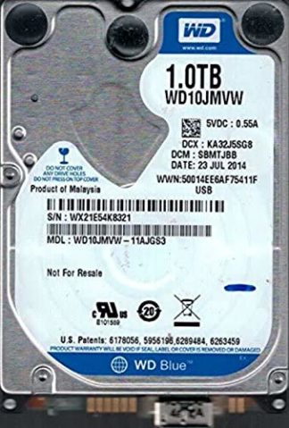 WD10JMVW-11AJGS3, DCM SBMTJBB WX21E, 1TB USB 2.5 Hard Drive