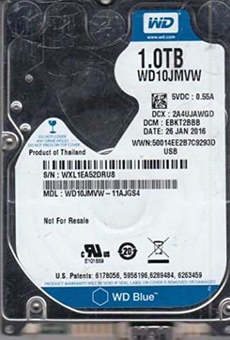 WD10JMVW-11AJGS4, DCM EBKT2BBB, 1TB USB 2.5 Hard Drive