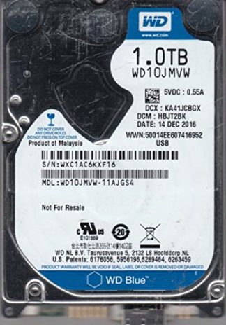 WD10JMVW-11AJGS4, DCM HBJT2BK, 1TB USB 2.5 Hard Drive