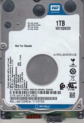 WD10SMZW-11Y0TS0, DCM HHNT2AN, 1TB USB 2.5 Hard Drive