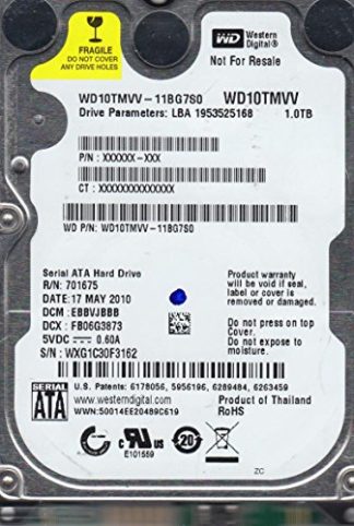 WD10TMVV-11BG7S0, DCM EBBVJBBB, Western Digital 1TB USB 2.5 Festplatte
