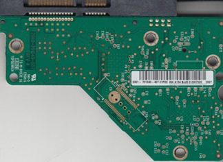 WD15EADS-65P8B1, 2061-701640-407 01PD2, WD SATA 3.5 Leiterplatte (PCB)