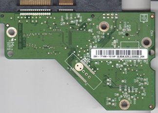 WD15EARS-00MVWB0, 2061-771698-102 04P, REV P1, WD SATA 3.5 Leiterplatte (PCB)
