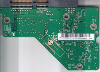 WD1600AVVS-63L2B0, 2061-701590-Q00 AE, WD SATA 3.5 Leiterplatte (PCB)