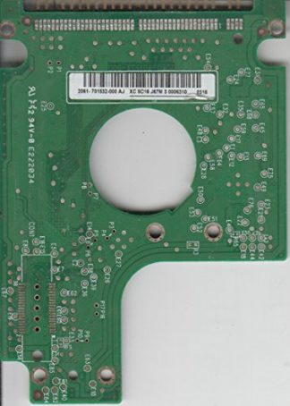 WD1600BEVE-00WZT0, 2061-701532-000 AJ, WD IDE 2.5 Leiterplatte (PCB)