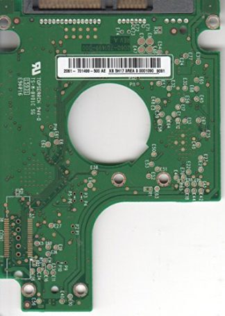 WD1600BEVT-60ZCT0, 2061-701499-500 AE, WD SATA 2.5 Leiterplatte (PCB)