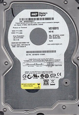 WD1600YS-01SHB1, DCM DSCHNTJAHN, Western Digital 160GB SATA 3.5 Festplatte