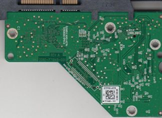 WD20EFRX-68EUZN0, 771945-101 AC, WD SATA 3.5 Leiterplatte (PCB)