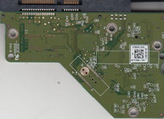 WD20EURS-63S48Y0, 771698-T04 AA, WD SATA 3.5 Leiterplatte (PCB)