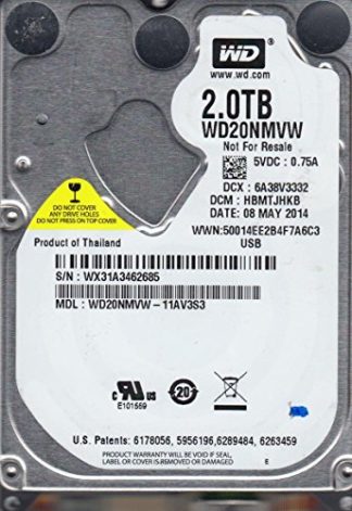WD20NMVW-11AV3S3, DCM EBMTJHKB, Western Digital 2TB USB 2.5 Hard Drive