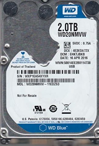 WD20NMVW-11EDZS3, DCM EHKTJBKB, 2TB USB 2.5 Hard Drive