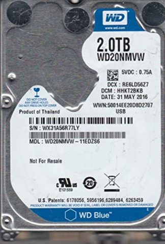 WD20NMVW-11EDZS6, DCM HHKT2BKB, 2TB USB 2.5 Hard Drive