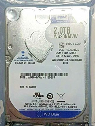 WD20NMVW-11EDZS7 DCM EHKT2BKB DCX 1E76D38Z9 13 AUG 2016 Product of Thailand