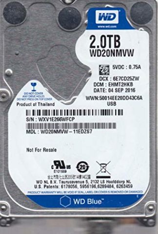WD20NMVW-11EDZS7, DCM EHMT2HKB, 2TB USB 2.5 Hard Drive