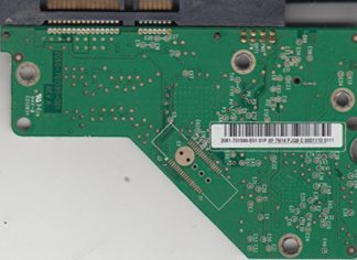 WD2500AAJS-00L7A0, 2061-701590-E01 01P, WD SATA 3.5 Leiterplatte (PCB)
