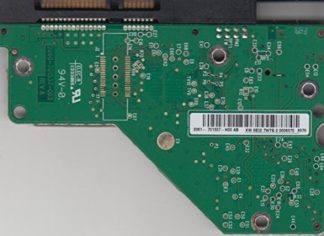 WD2500AAKS-00B3A0, 2061-701537-H00 AB, WD SATA 3.5 Leiterplatte (PCB)