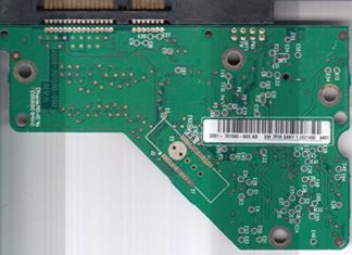 WD2500AAKS-60L9A0, 2061-701590-G00 AD, WD SATA 3.5 Leiterplatte (PCB)