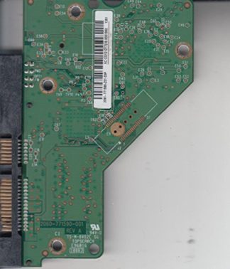 WD2500AVVS-61L2B0, 2061-771590-Z01 03P, WD SATA 3.5 Leiterplatte (PCB)