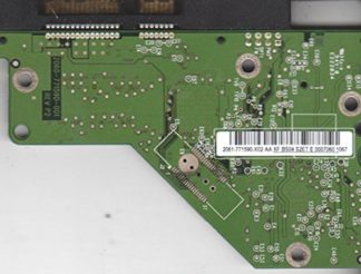 WD2500AVVS-62L2B0, 2061-771590-X02 AA, REV P2, WD SATA 3.5 Leiterplatte (PCB)