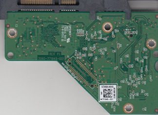 WD30EZRX-00SPEB0, 771945-E01 AD, WD SATA 3.5 Leiterplatte (PCB)