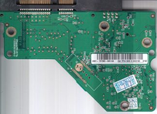 WD3200AAKS-75L9A0, 2061-701590-G00 AA, WD SATA 3.5 Leiterplatte (PCB)