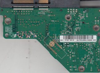 WD3200AAKS-75L9A0, 2061-701590-G00 AC, WD SATA 3.5 Leiterplatte (PCB)