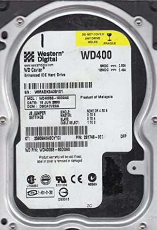 WD400BB-60DGA0, DCM DSCACV2CA, Western Digital 40GB IDE 3.5 Festplatte