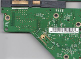 WD5000AADS-00S9B0, 2061-701640-507 01PD4, WD SATA 3.5 Leiterplatte (PCB)