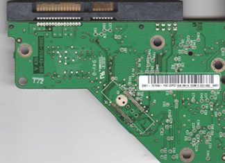 WD5000AADS-56S9B0, 2061-701640-Y00 02PD1, WD SATA 3.5 Leiterplatte (PCB)