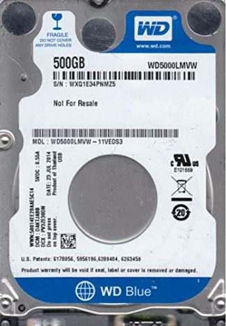 WD5000LMVW-11VEDS3, DCM DAKTJABB, 500GB USB 2.5 Hard Drive