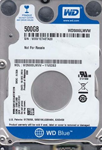 WD5000LMVW-11VEDS3, DCM EHKTJAB, 500GB USB 2.5 Hard Drive