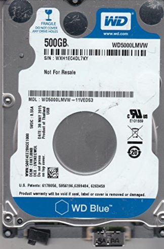 WD5000LMVW-11VEDS3, DCM EHKTJBNB, Western Digital 500GB USB 2.5 Hard Drive