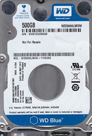WD5000LMVW-11VEDS3, DCM EVKT2BBB, 500GB USB 2.5 Hard Drive