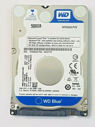 WD5000LPVX-00V0TT0 DCM EHMT2AK DCX 8V0M05BTR SN WXE1Exxxxxx 19 SEP 2015 Malaysia