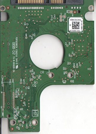 WD6400BPVT-60HXZT1, 771692-102 AE, REV P1, WD SATA 2.5 Leiterplatte (PCB)