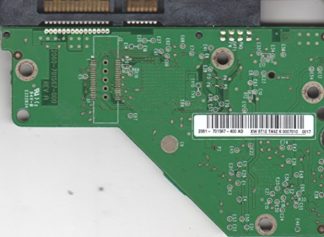 WD7502ABYS-18A6B0, 2061-701567-400 AD, WD SATA 3.5 Leiterplatte (PCB)