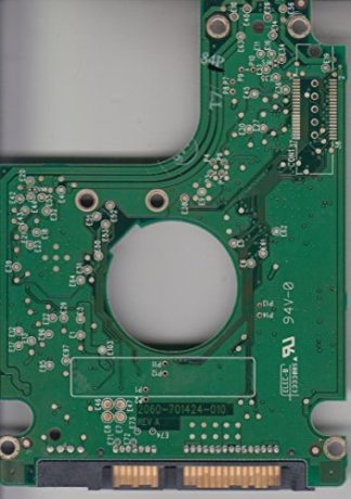 WD800BEVE-22UYT0, 2061-701510-000 AD, REV A, WD IDE 2.5 Leiterplatte (PCB)