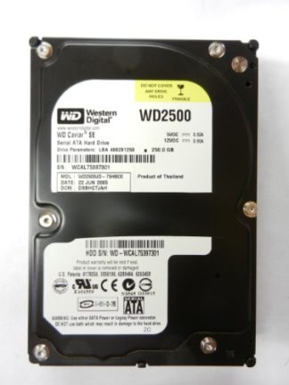Western Digital Caviar SE 250 GB SATA Festplatte (WD2500JD)