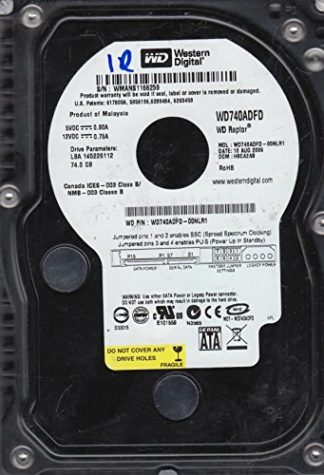 Western Digital Raptor 74GB SATA Bulk, WD740GD-RFB (Bulk)