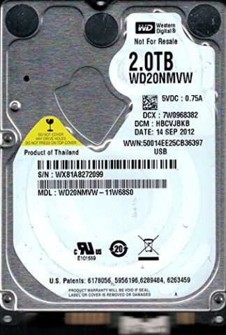 Western Digital wd20nmvw-11 W68s0 USB 3.0 2 TB DCM: hbmtjbk