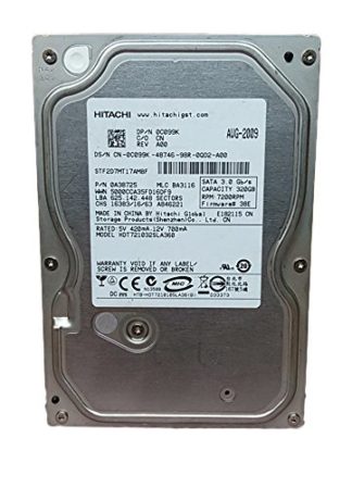 aufgearbeitet Hitachi HDT721032SLA360 Deskstar 7 K1000.B 320 GB 8,9 cm SATA II (3.0GB/S) Desktop Festplatte